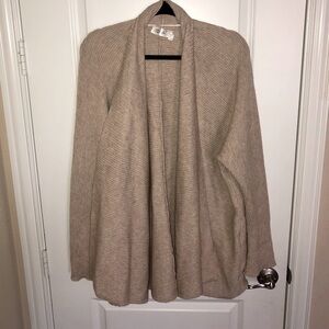 RD Style Open Front Draped Oversized Cardigan Size Medium